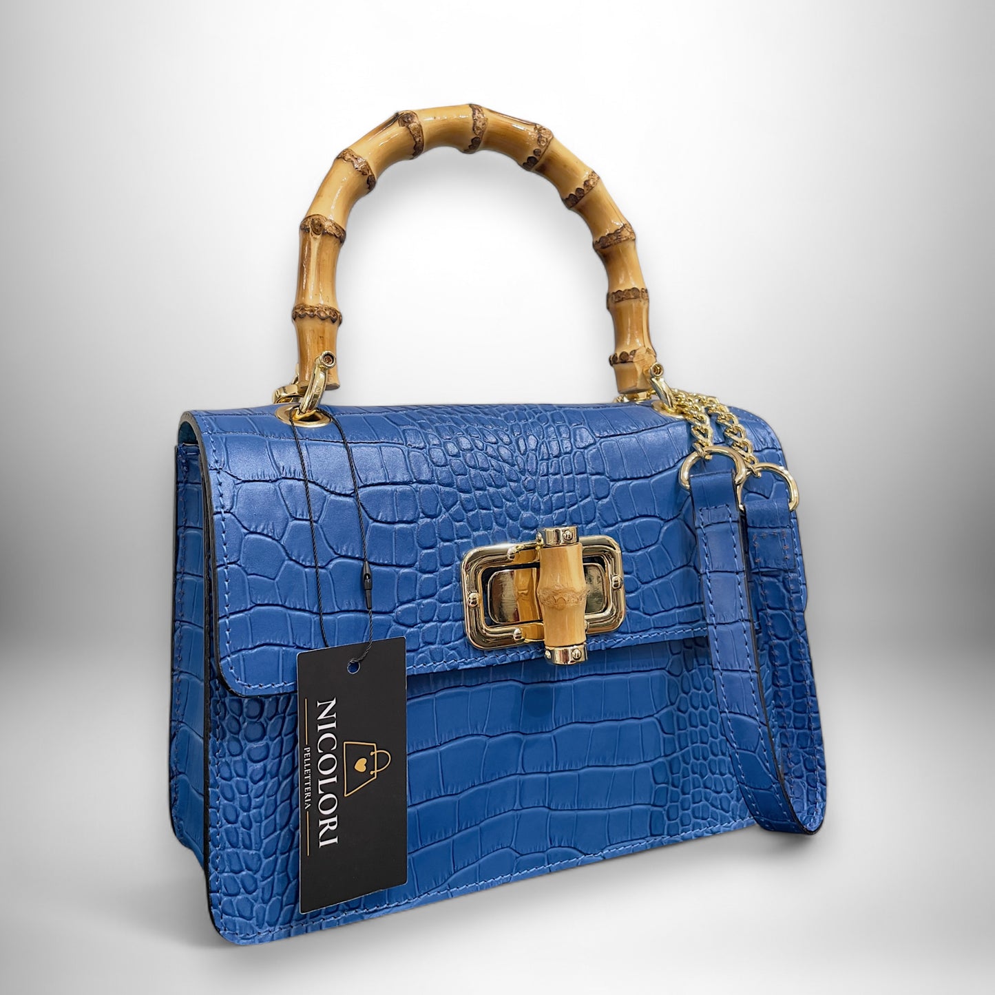 ALBA BAMBOO - borsa a mano e a tracolla