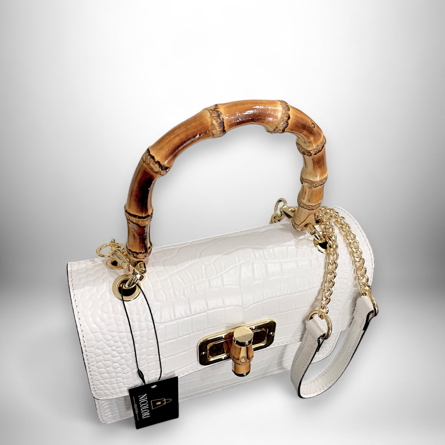 ALBA BAMBOO - borsa a mano e a tracolla