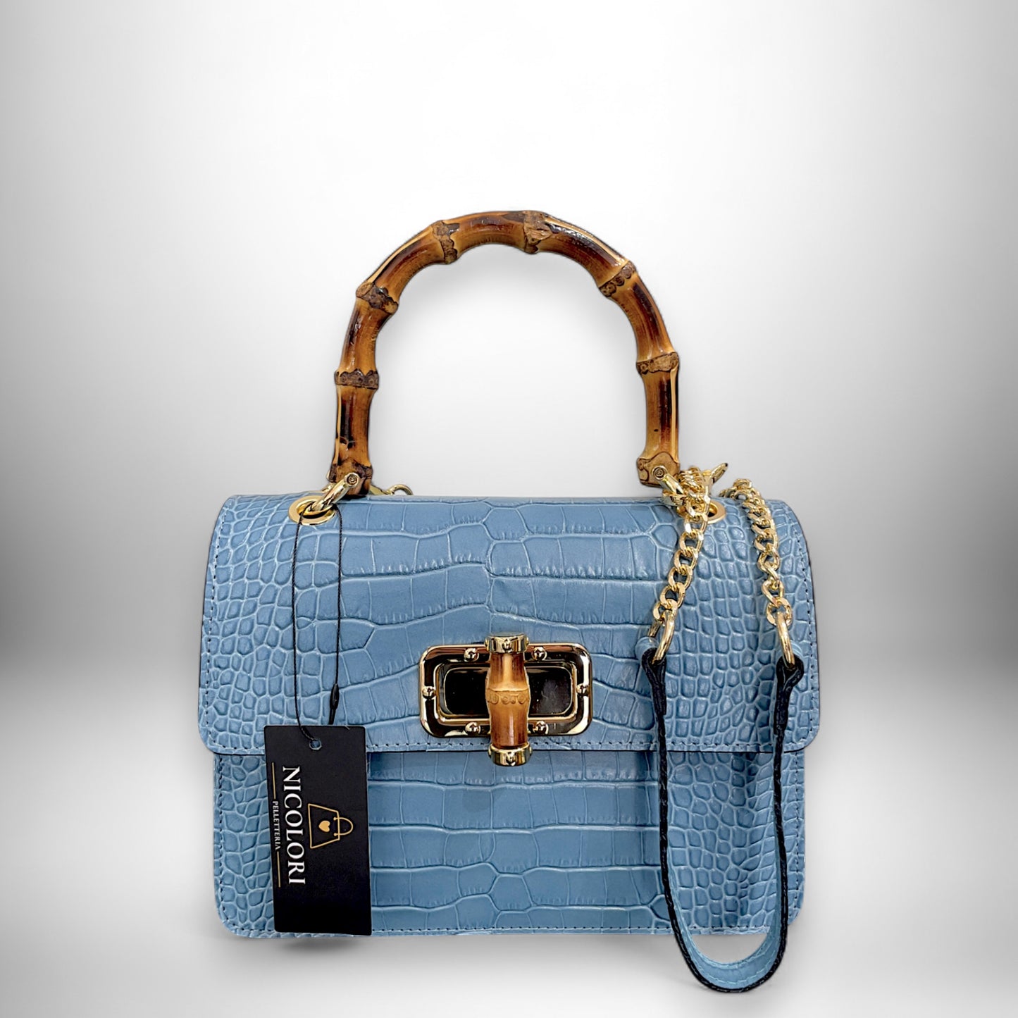ALBA BAMBOO - borsa a mano e a tracolla