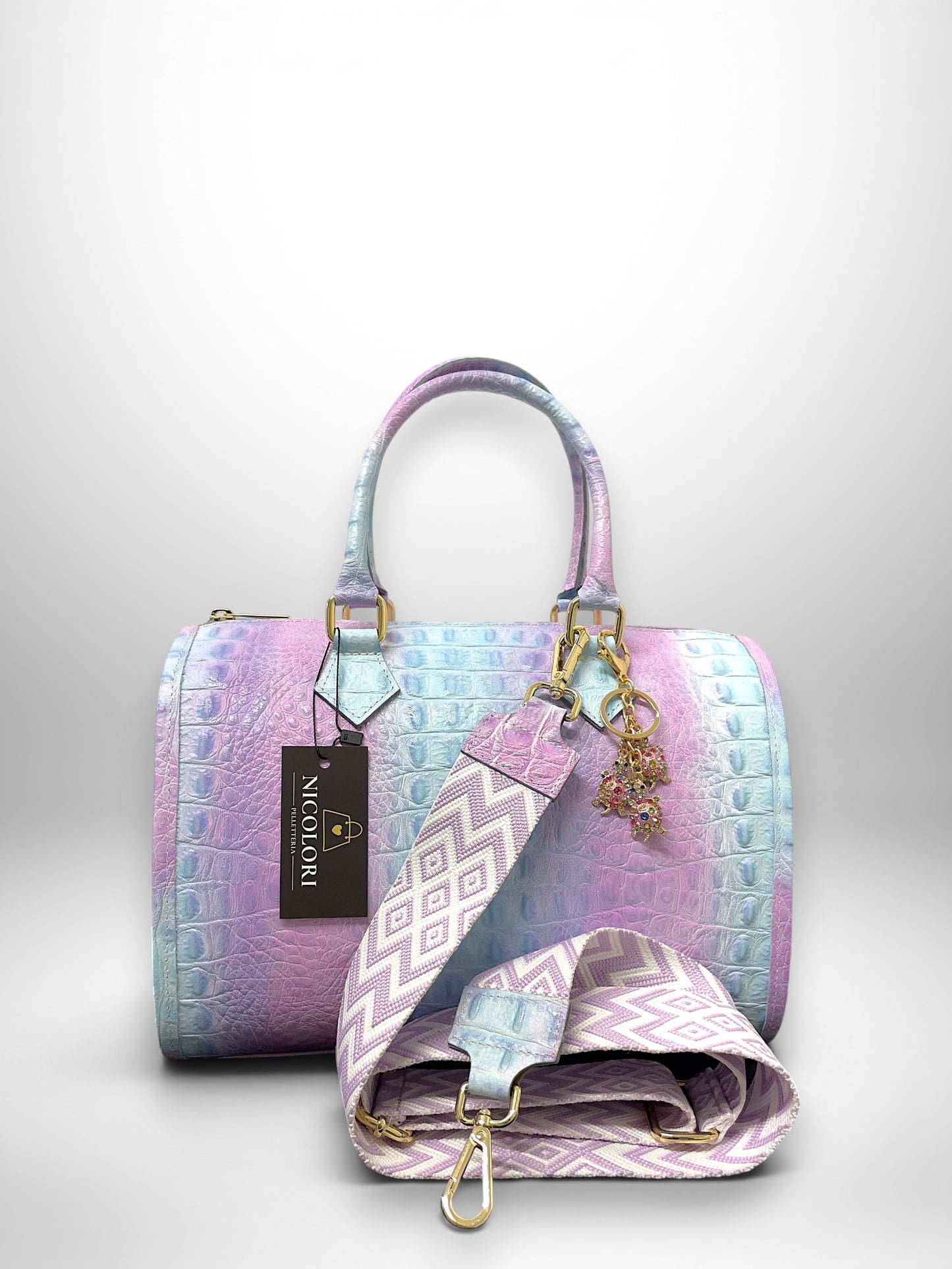 BAULETTO BICOLOR - a Mano con Tracolla