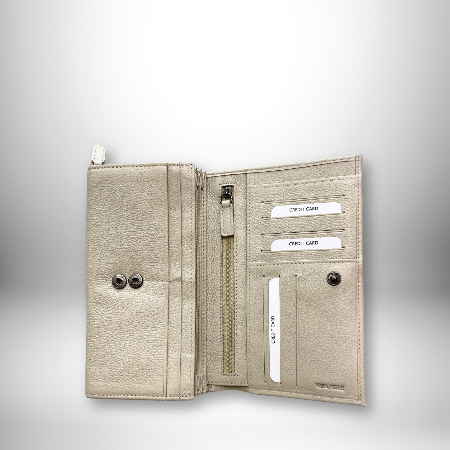 PORTAFOGLIO IN PELLE DA DONNA FLAP BUTTON MAX