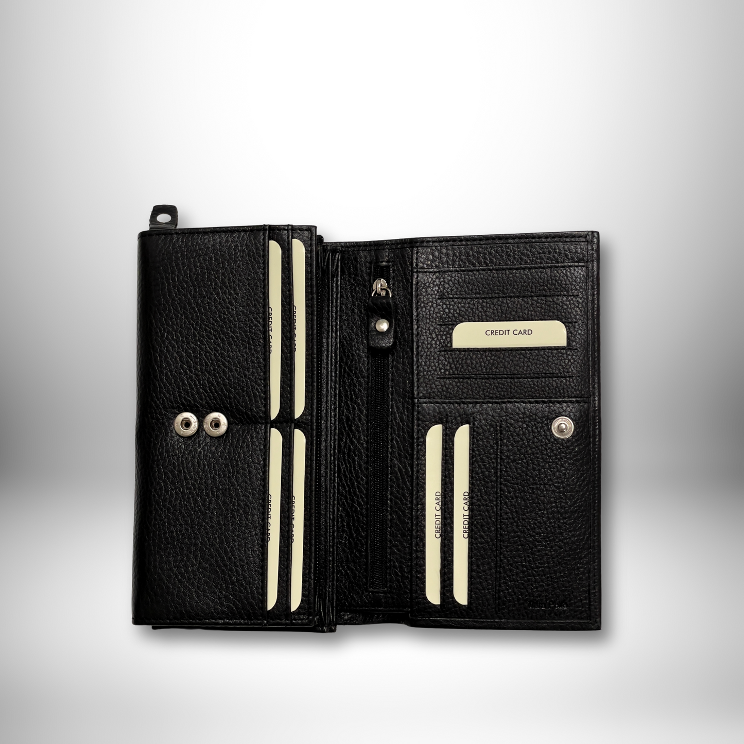PORTAFOGLIO IN PELLE DA DONNA FLAP BUTTON MAX