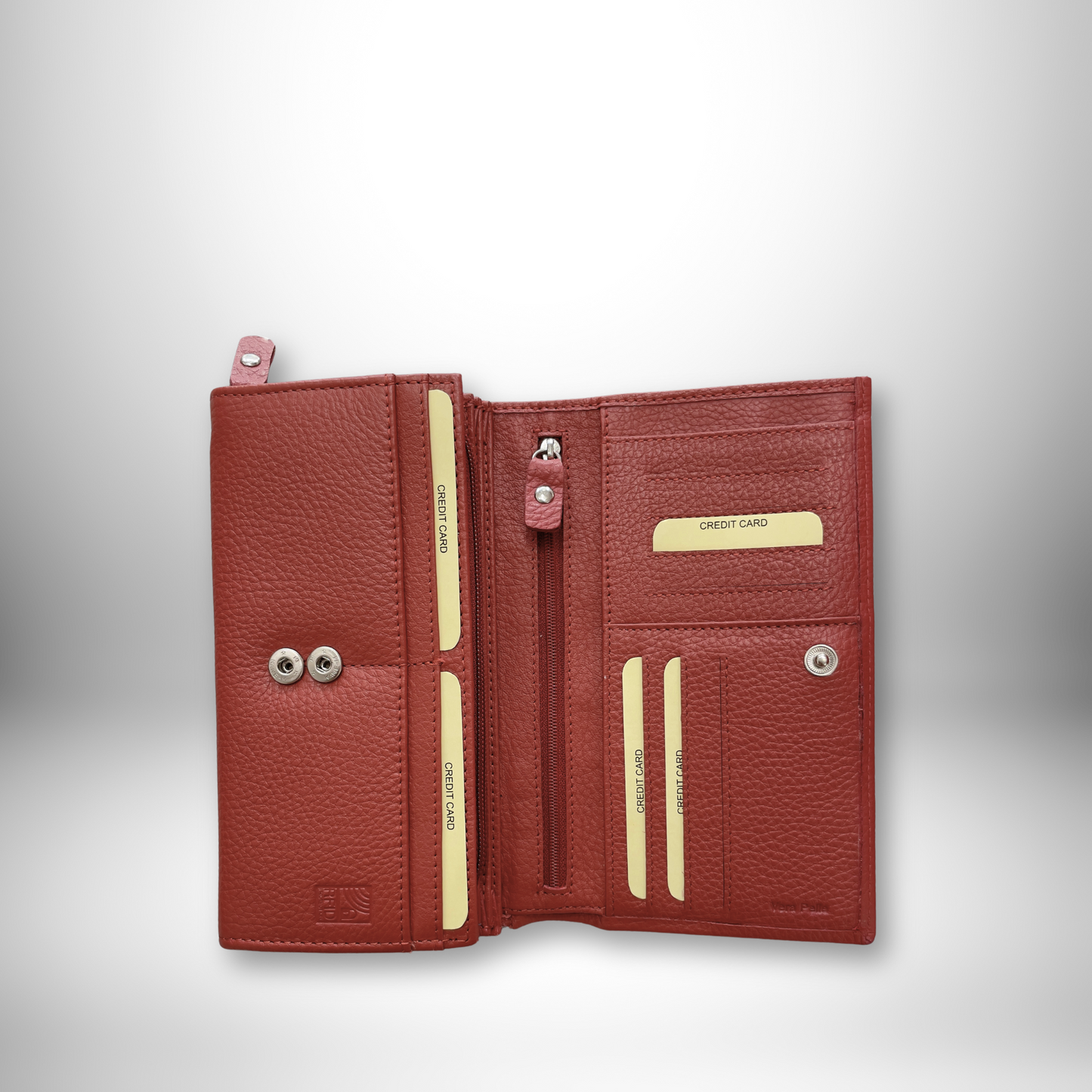 PORTAFOGLIO IN PELLE DA DONNA FLAP BUTTON MAX