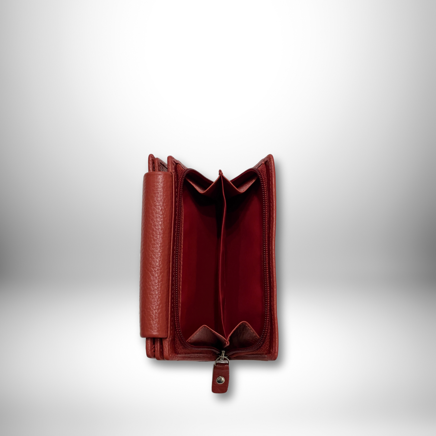 PORTAFOGLIO IN PELLE DA DONNA CON CHIUSURA FLAP