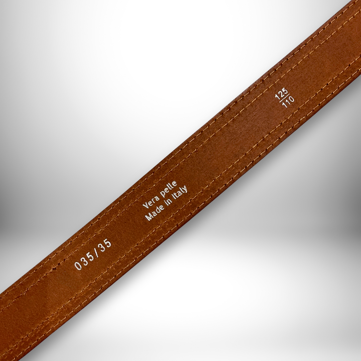 CINTURA PELLE UOMO SCAMOSCIATA MARRONE 125 CM