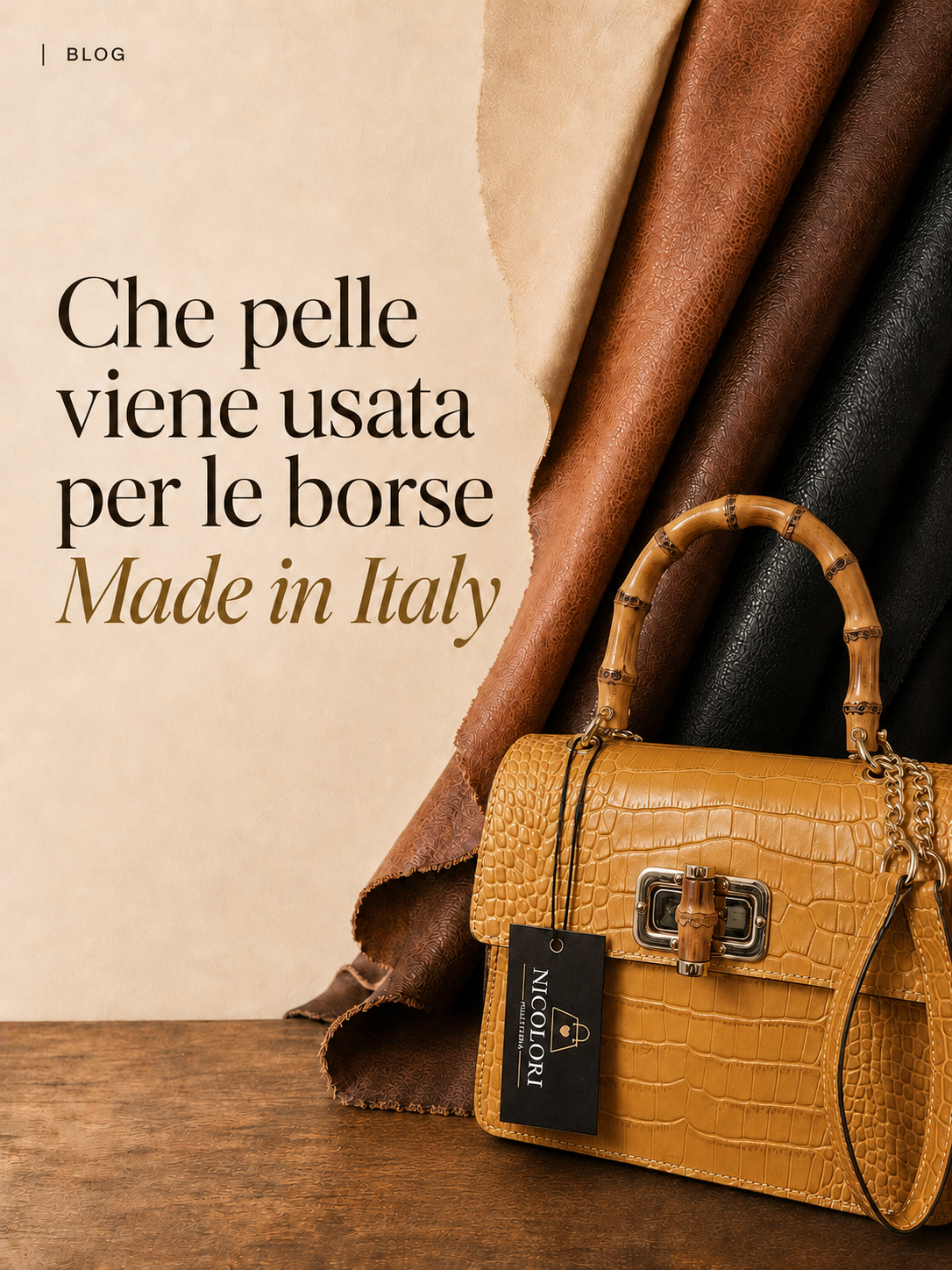 Che pelle viene usata per le borse Made in Italy?