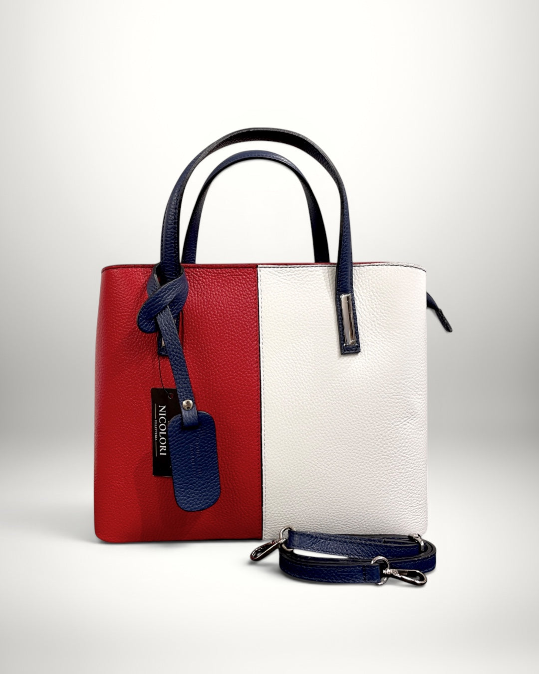 DIVA TRICOLORE - Borsa a Mano con Tracolla
