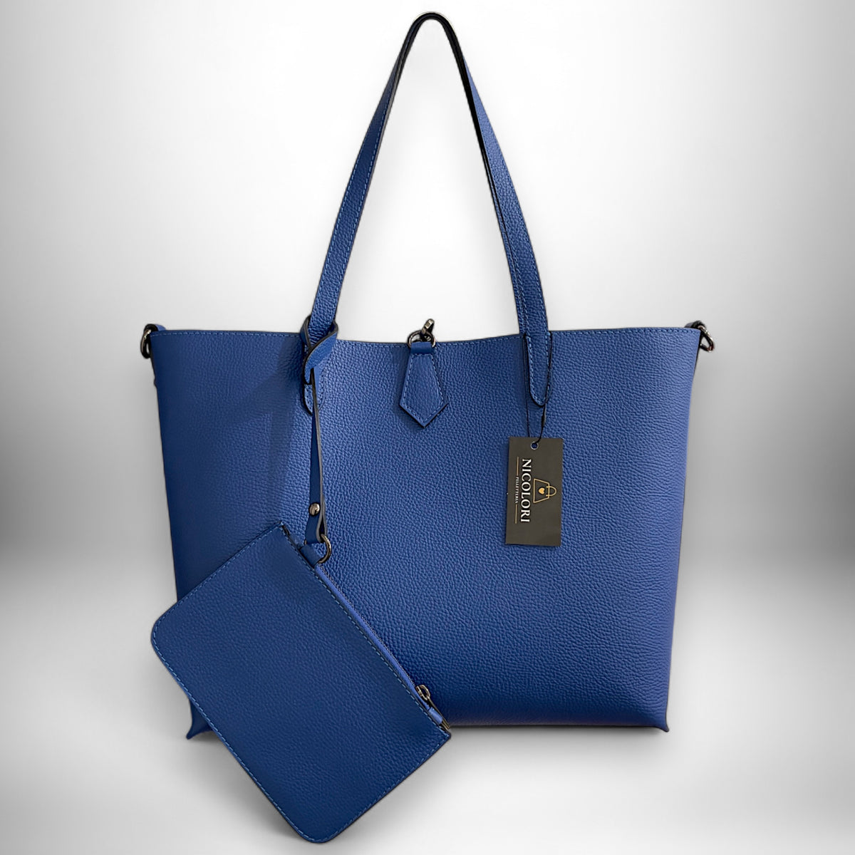 GINEVRA - Shopper doppi manici con Tracolla