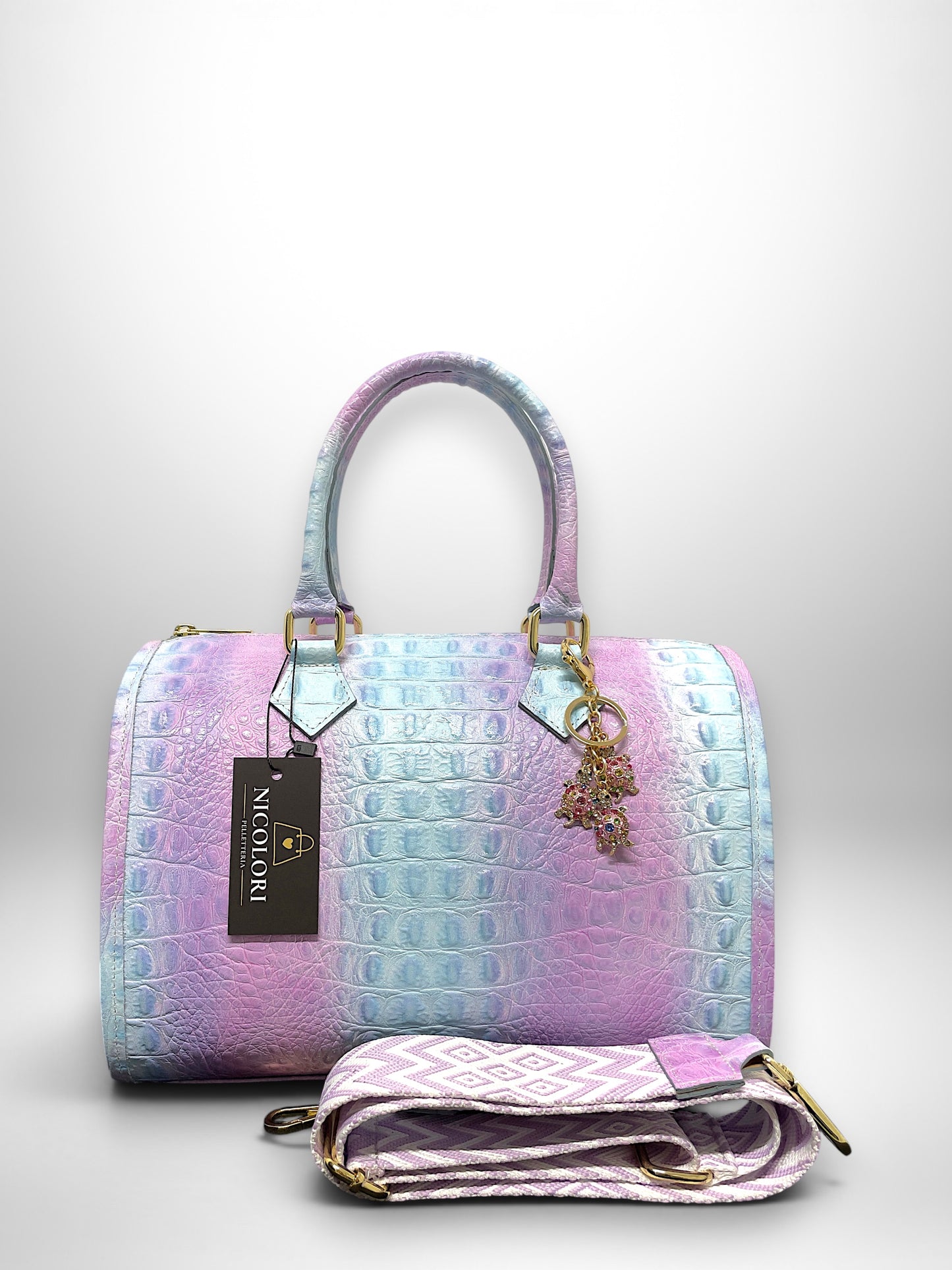 BAULETTO BICOLOR - a Mano con Tracolla
