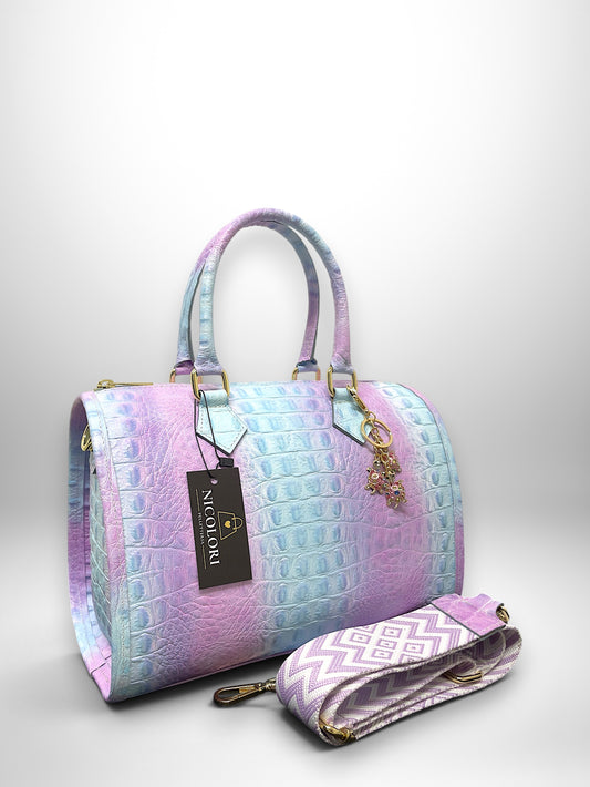 BAULETTO BICOLOR - a Mano con Tracolla