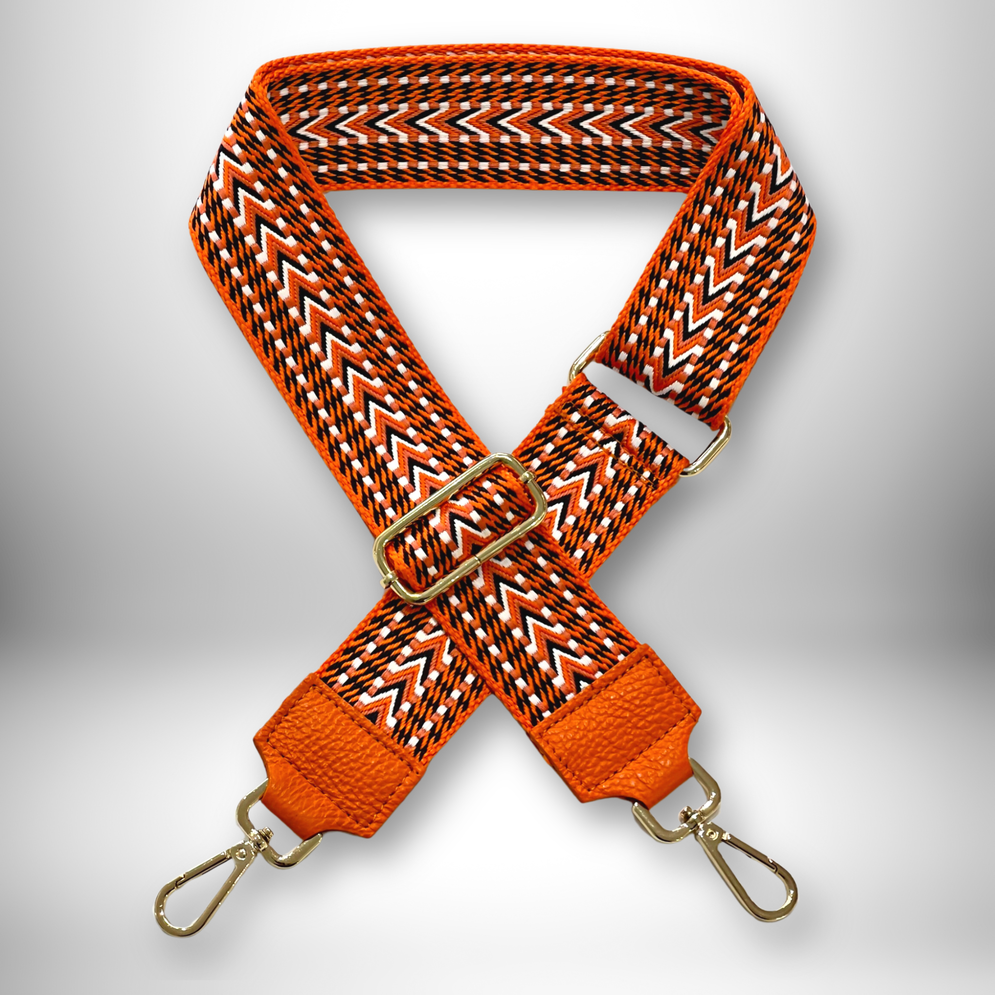OrangeTag Tracolla Di Ricambio In Tela, Multicolore, Con Clip In Metallo, Lunghezza Regolabile 75-135 Cm, Per Borse E Borsette