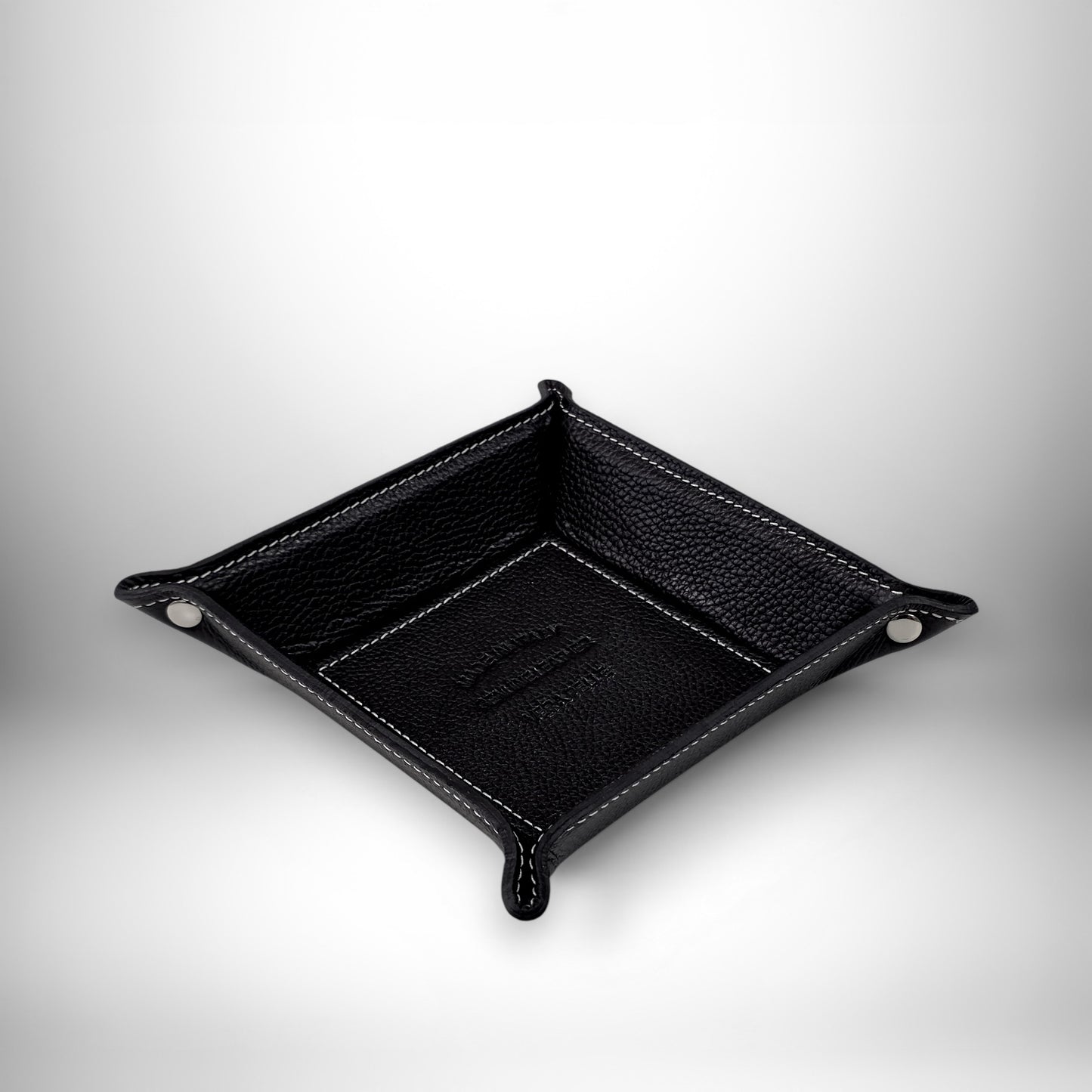 SVUOTATASCHE IN VERA PELLE NERO